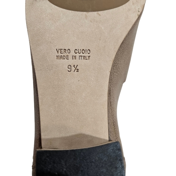 Aquatalia Frieda Sport Calf Taupe Leather Slit Ankle Booties - Picture 9 of 12